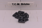 Dark Bluish Gray / 4623 TCM Bricks Plate, Modified 1 x 2 with Arm Up