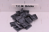 Dark Bluish Gray / 32028 TCM Bricks Plate, Modified 1 x 2 with Door Rail