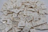 White / 87580 TCM Bricks Plate, Modified 2 x 2 with 1 Stud in Center (Jumper)