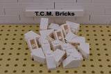 White / 3040 TCM Bricks Slope 45 2 x 1
