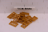 Pearl Gold / 60607 TCM Bricks Window 1 x 2 x 3 Pane Lattice