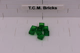 Trans-Green / 3024 TCM Bricks Plate 1 x 1